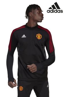 adidas Black Manchester United Condivo 22 Adult Training Top (A70130) | $95