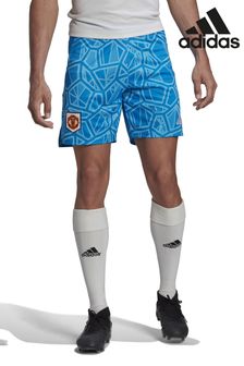 adidas Blue Manchester United 22/23 Adult Home Goalkeeper Shorts (A70140) | €43