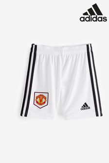 adidas White Manchester United Home Shorts (A70238) | €34