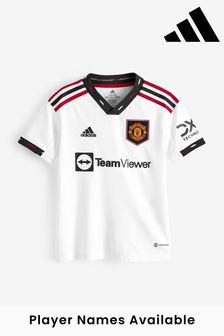 adidas White Blank Manchester United 22/23 Junior Away Jersey (A70245) | €54