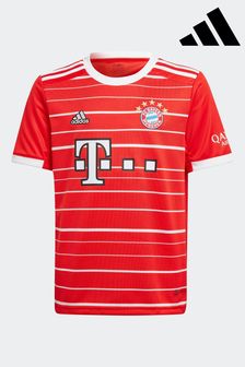 adidas Red FC Bayern Home Jersey T-Shirt (A70248) | $80
