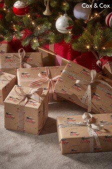 Cox & Cox Brown Recycled Christmas Wrapping Paper (A70301) | €24.50