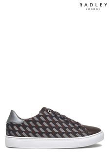 Radley London Brown Malton Monogram Trainers (A70556) | ‏453 ‏₪