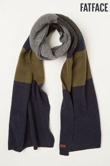 Серый шарф в широкую полоску FatFace (A71527) | 1 123 грн