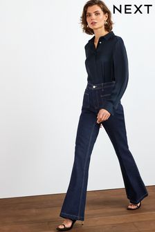 Rinse Blue Pocket Front Flare Jeans (A71741) | €25