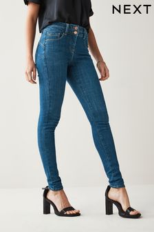 Dark Blue Greencast Next Lift, Slim And Shape Skinny Jeans (A71742) | $73