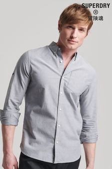 Superdry Grey Organic Cotton Uni Oxford Shirt (A72159) | 69 €