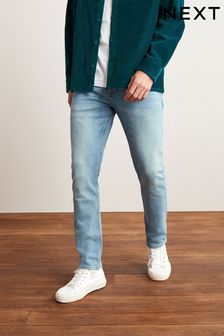 Light Blue Slim Fit Authentic Stretch Jeans (A72481) | $35