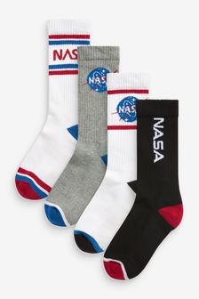 NASA 4 Pack Sports Socks (A73038) | $25
