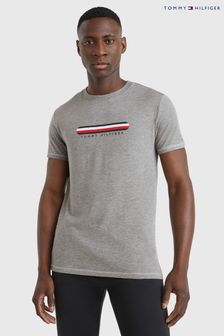T-shirt confort Tommy Hilfiger gris en seacell (A73063) | CA$ 98