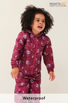 Rose framboise - Veste imperméable Regatta Peppa Pig bleue pliable (A73470) | €17