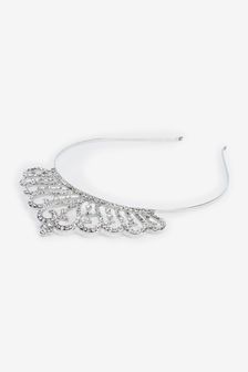 Silver Tone Crown Headband (A73489) | ₪ 46