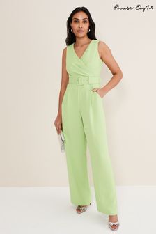 Phase Eight Petite Green Lissia Jumpsuit (A73696) | €66