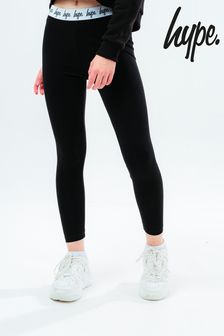 Hype. Conjunto de dos leggings básicos negros para niña (A74277) | 35 €