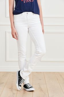 Белый - Зауженные джинсы (A74485) | 639 грн
