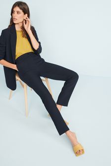 Navy Blue Smart Taper Trousers (A74838) | €7