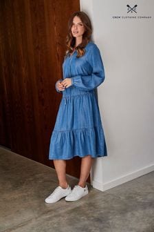 Crew Clothing Company Blue Jude Dress (A74844) | €42
