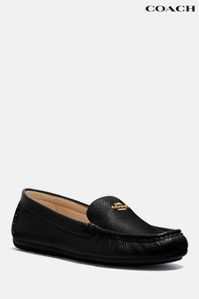 Coach Marley Black Leather Driver Shoes (A76185) | 202 €