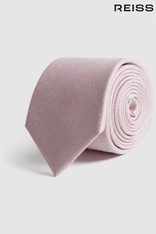 Reiss Pink Ceremony Textured Silk Tie (A76211) | $85