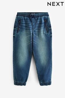 Vintage Blue Supersoft Denim Jean Joggers (3-16yrs) (A76300) | €14 - €18