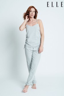 Elle Grey Loungewear Tie Detail Pyjamas (A76987) | 40 €