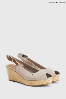 Tommy Hilfiger Natural Iconic Elba Wedges (A77120) | $132