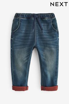 Dark Blue Rust Super Soft Pull-On Jeans With Stretch (3mths-7yrs) (A77508) | 11 € - 14 €