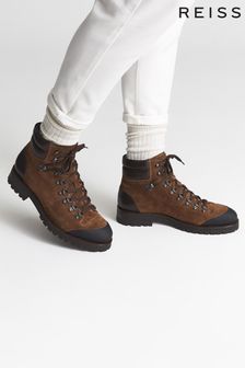 Reiss Tobacco Amwell Suede Hiking Boots (A78015) | 306 €