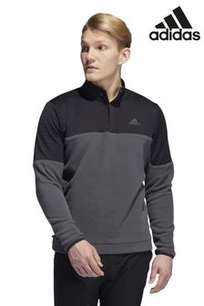 Schwarz - Adidas Golf Dwr Sweatshirt in Blockfarben mit 1/4-Reißverschluss (A78299) | 67 €