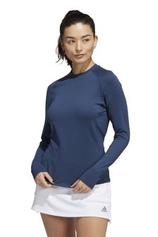 Adidas 藍色長袖圓領高爾夫球上衣 (A78303) | HK$421