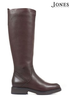 Jones Bootmaker Capress Kniehohe Lederstiefel für Damen, braun (A78432) | 235 €