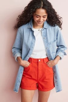 Blu medio - Giacca stile camicia di jeans (A78614) | €38