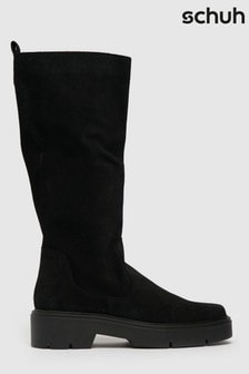 מגפיים בשחור דגם Denise Suede של Schuh (A78899) | ‏466 ₪