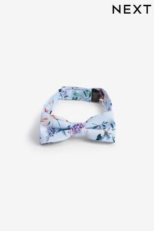 Blue Floral Bow Tie (1-16yrs) (A79289) | €6