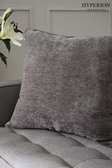 Hyperion Warm Grey Selene Luxury Chenille Large Cushion (A79424) | ₪ 102