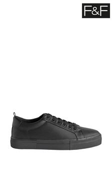 F&F Black PU Platform Cupsole Shoes (A79840) | €22.50
