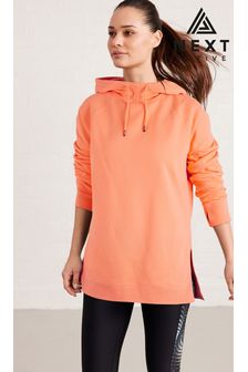 Peach Pink Next Active Sports Longline Hoodie (A81250) | €37