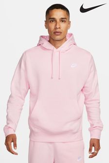 Розовый с принтом пены - Худи Nike Club (A81692) | €73