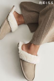 Reiss Brown Alba Suede Slippers (A81722) | 39 €