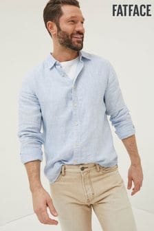 FatFace Blue Stripe Linen Shirt (A81999) | €36