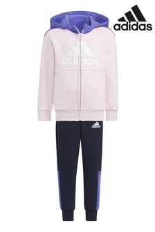 adidas Pink Badge Of Sports Logo Fleece Set (A82220) | €55