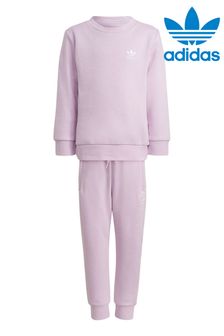 Adidas Originals Adicolor set van lilapaarse top met ronde hals (A82241) | €48
