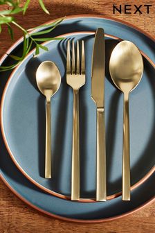 Gold Valencia Stainless Steel 16pc Cutlery Cutlery Set (A82279) | $77