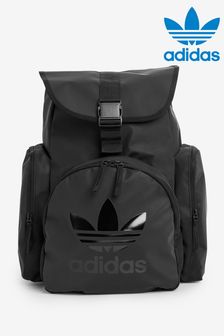 adidas Originals Black Adicolor Archive Toploader Backpack (A82316) | $83