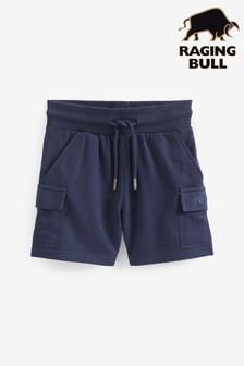 Raging Bull Blue Jersey Cargo Shorts (A82448) | ₪ 130