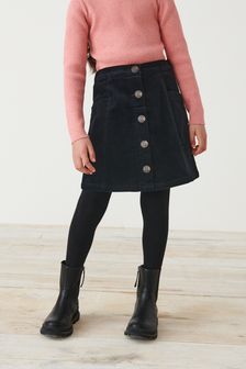 Black Button Through Cord Skirt (3-16yrs) (A82453) | €14 - €20
