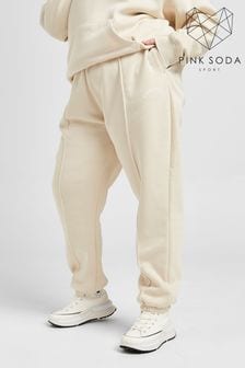 Pantalones de chándal en color natural de talla grande Vicente de Pink Soda (A82627) | 50 €
