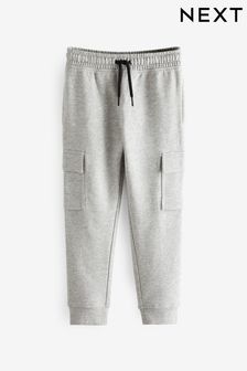 Grey Marl Cargo Cotton-Rich Joggers (3-16yrs) (A82739) | KRW25,600 - KRW40,600