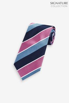 Blue/Pink Regular Signature Tie (A82777) | ₪ 64