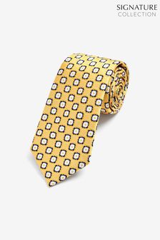 Yellow Medallion Regular Signature Tie (A82780) | €24